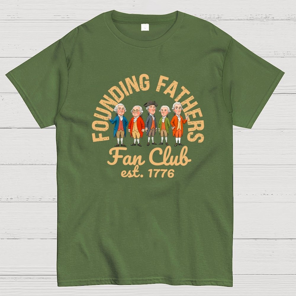 American Founding Fathers Fan Club Geek T-Shirt