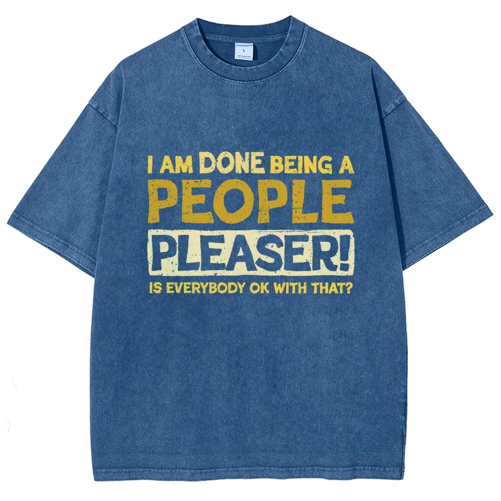 Still A People Pleaser Vintage Distressed T-shirt