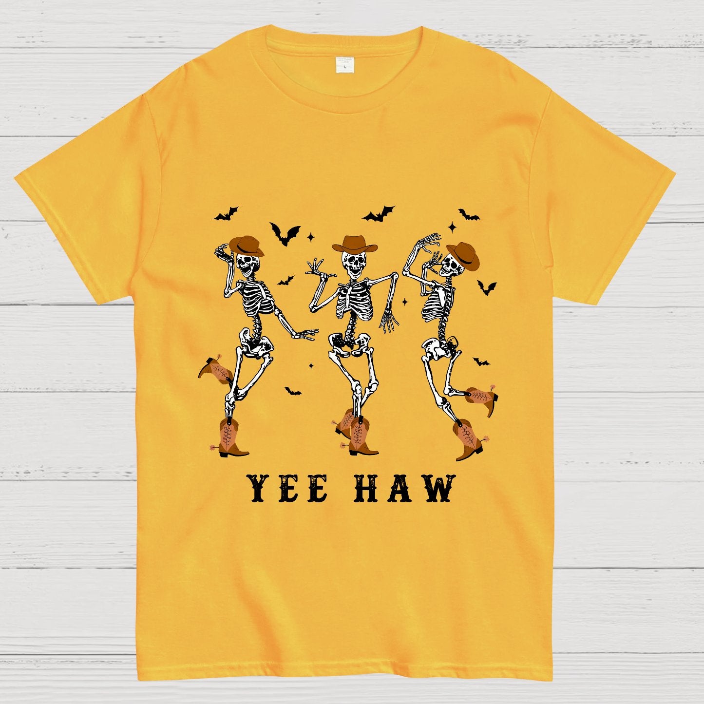 Dancing Skeleton Halloween Geeky T-Shirt