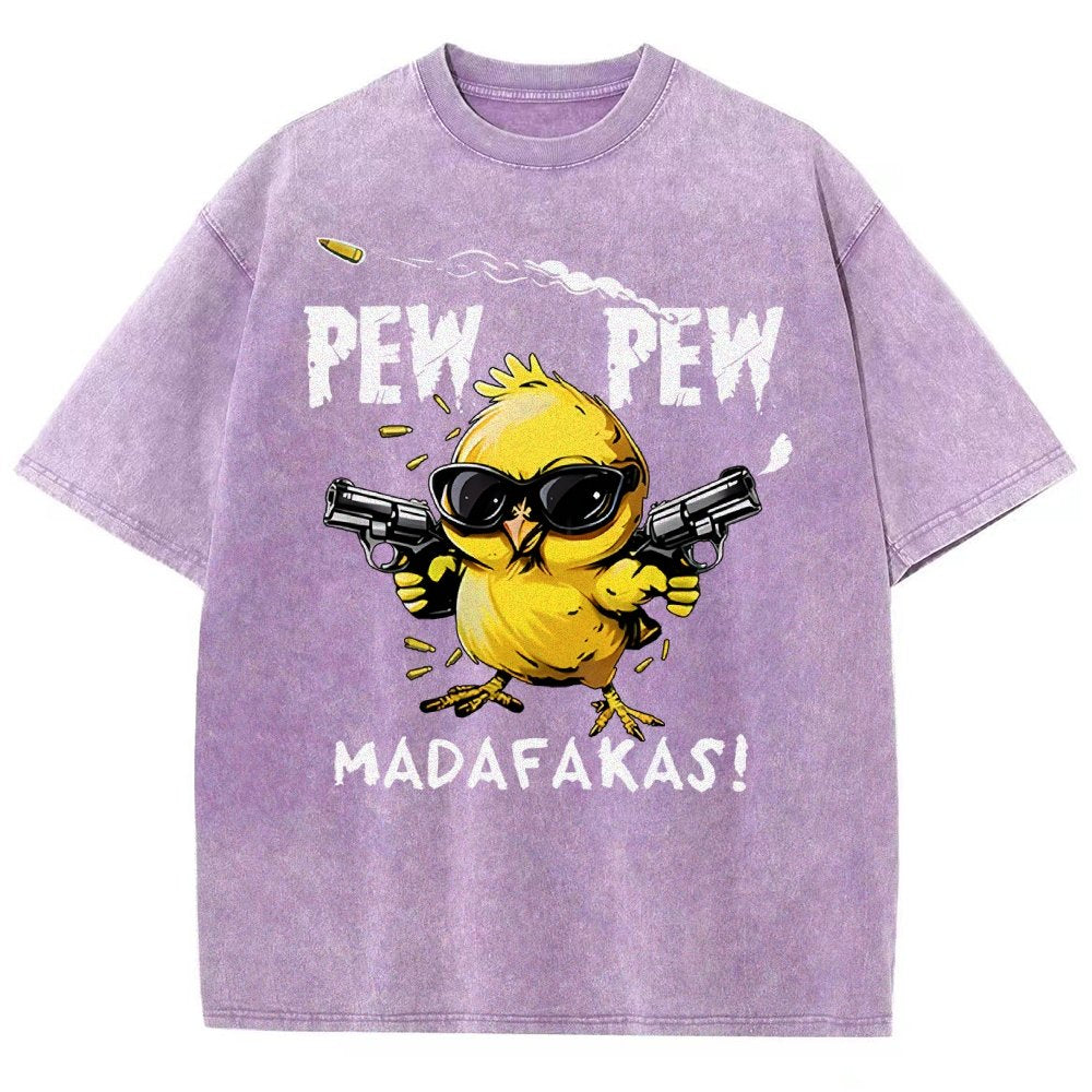 Pew Pew Madafakas! Vintage Distressed T-shirt
