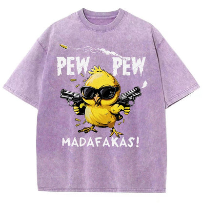Pew Pew Madafakas! Vintage Distressed T-shirt