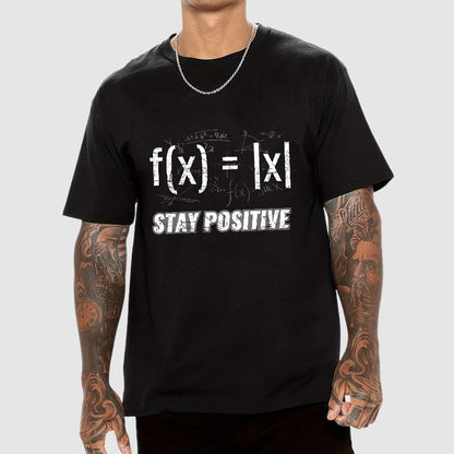 Stay Positive Avoid Negativity Geeky T-Shirt