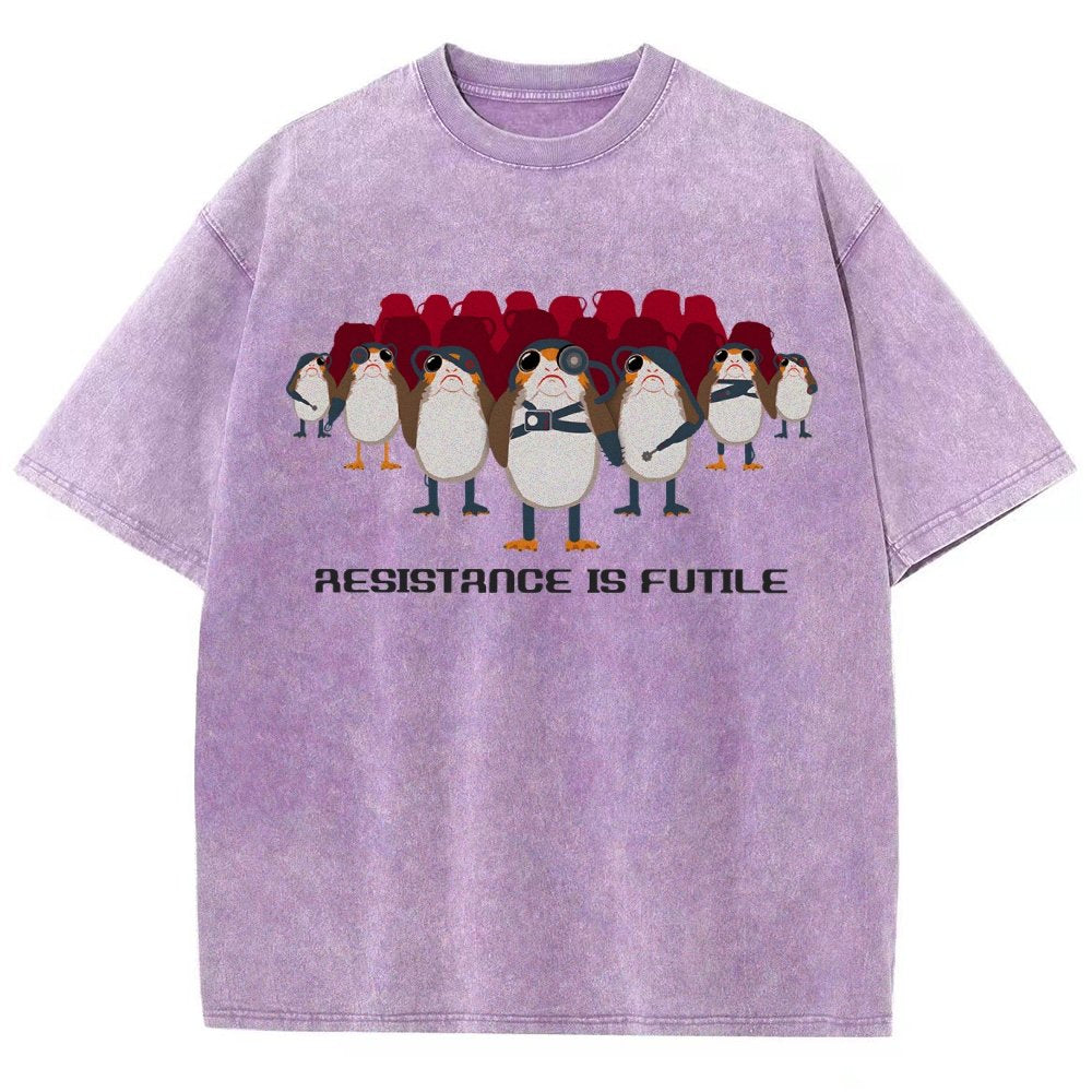 Resistance is Futile Vintage Distressed T-shirt