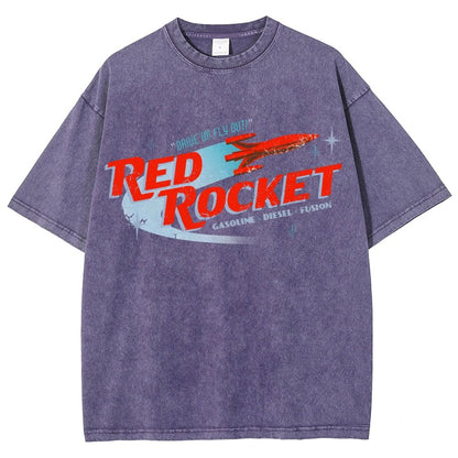 Red Rocket Vintage Distressed T-shirt
