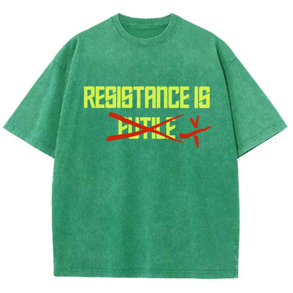 Resistance is futile Vintage Distressed T-shirt