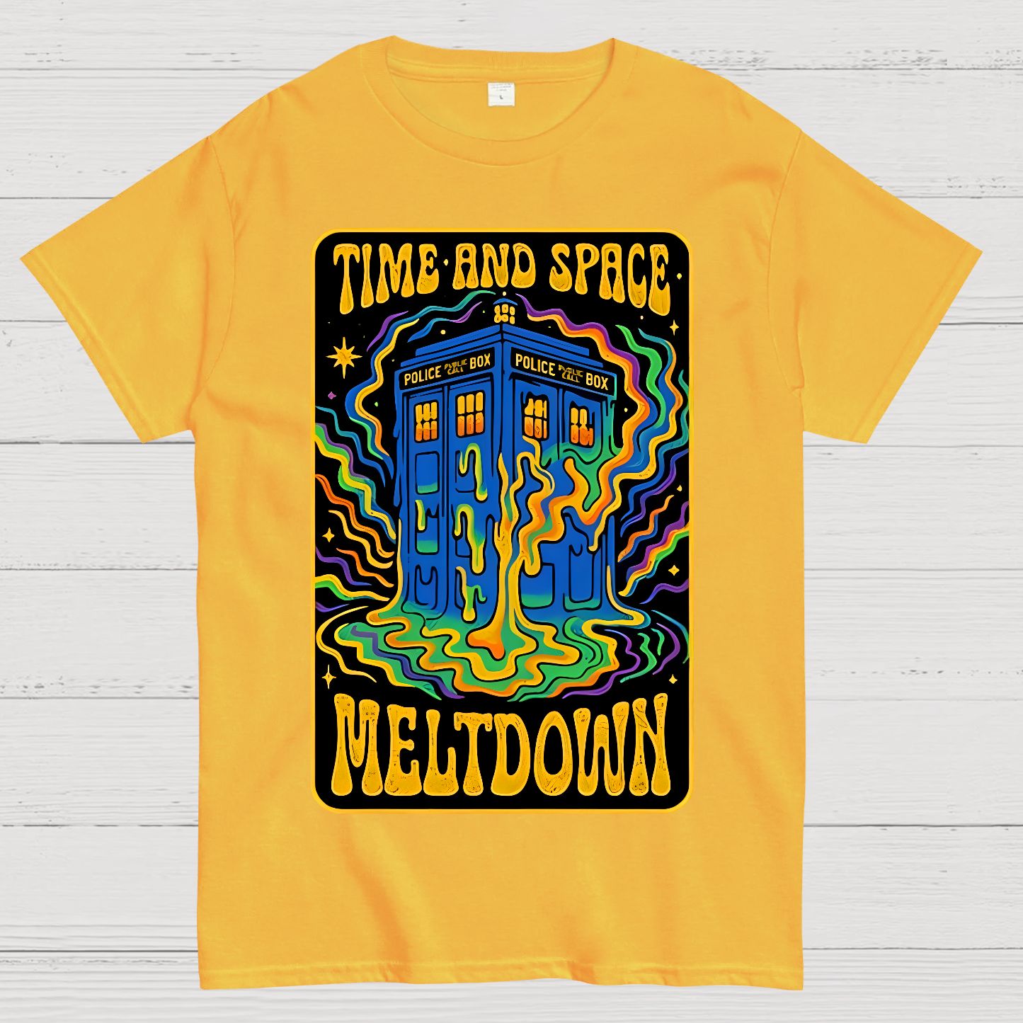 Time And Space Meltdown Geek T-Shirt