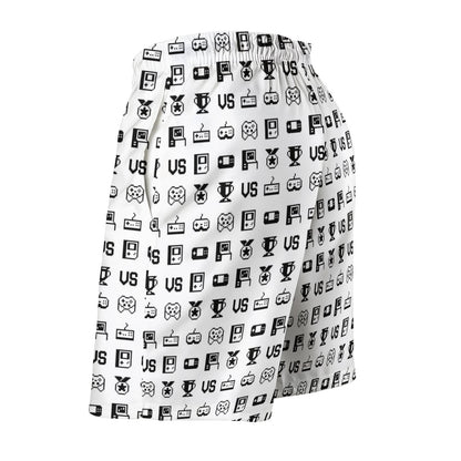 Retro Game Icons Geek Shorts