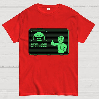Surface Never Vault Forever Geek T-Shirt