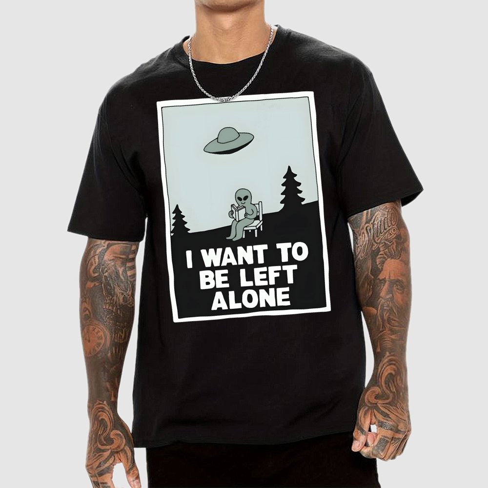 Extraterrestrial Introvert Geek T-Shirt