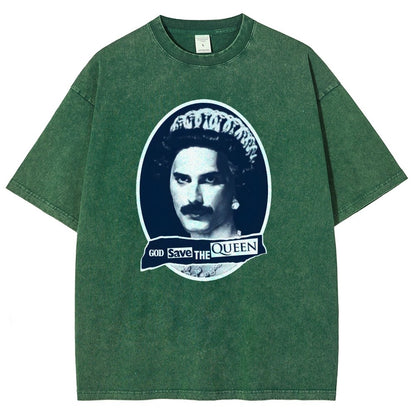 God Save The Queen Vintage Distressed T-shirt