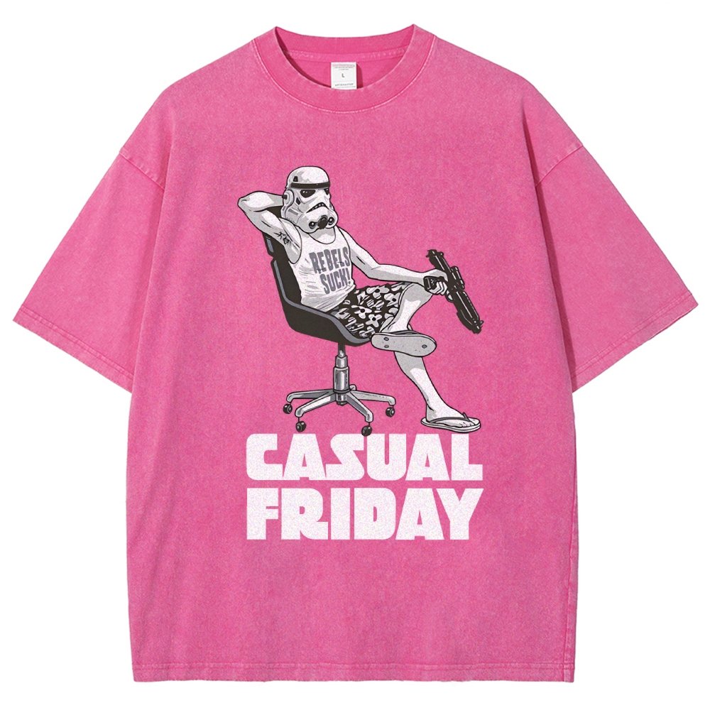 Casual Friday Vintage Distressed T-shirt