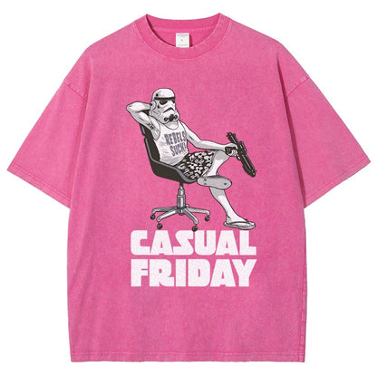 Casual Friday Vintage Distressed T-shirt