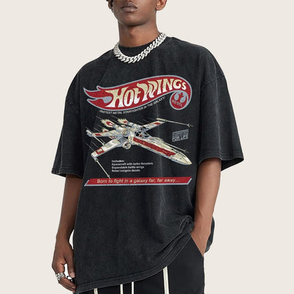 Hot Wings Vintage Distressed T-shirt