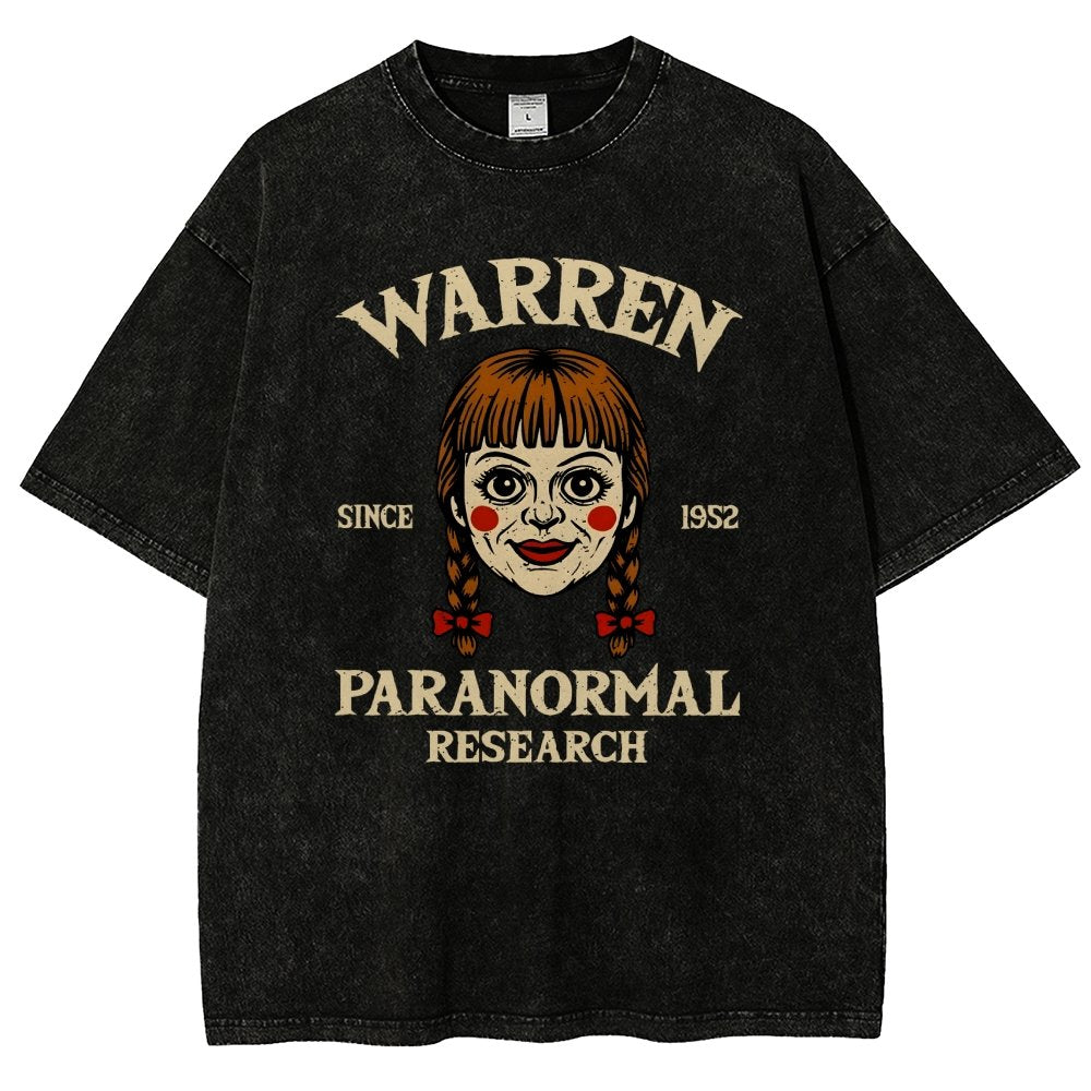 Warren Paranormal Research Vintage Distressed T-shirt