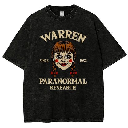 Warren Paranormal Research Vintage Distressed T-shirt