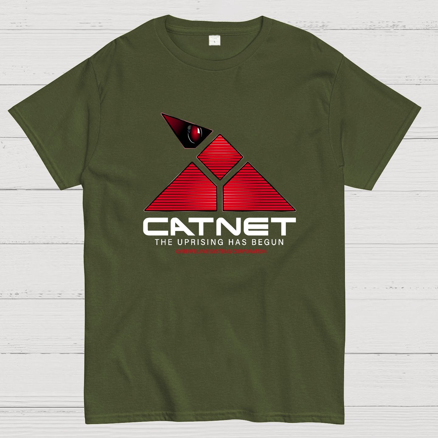 Rise Of The Meowchines Geek T-Shirt