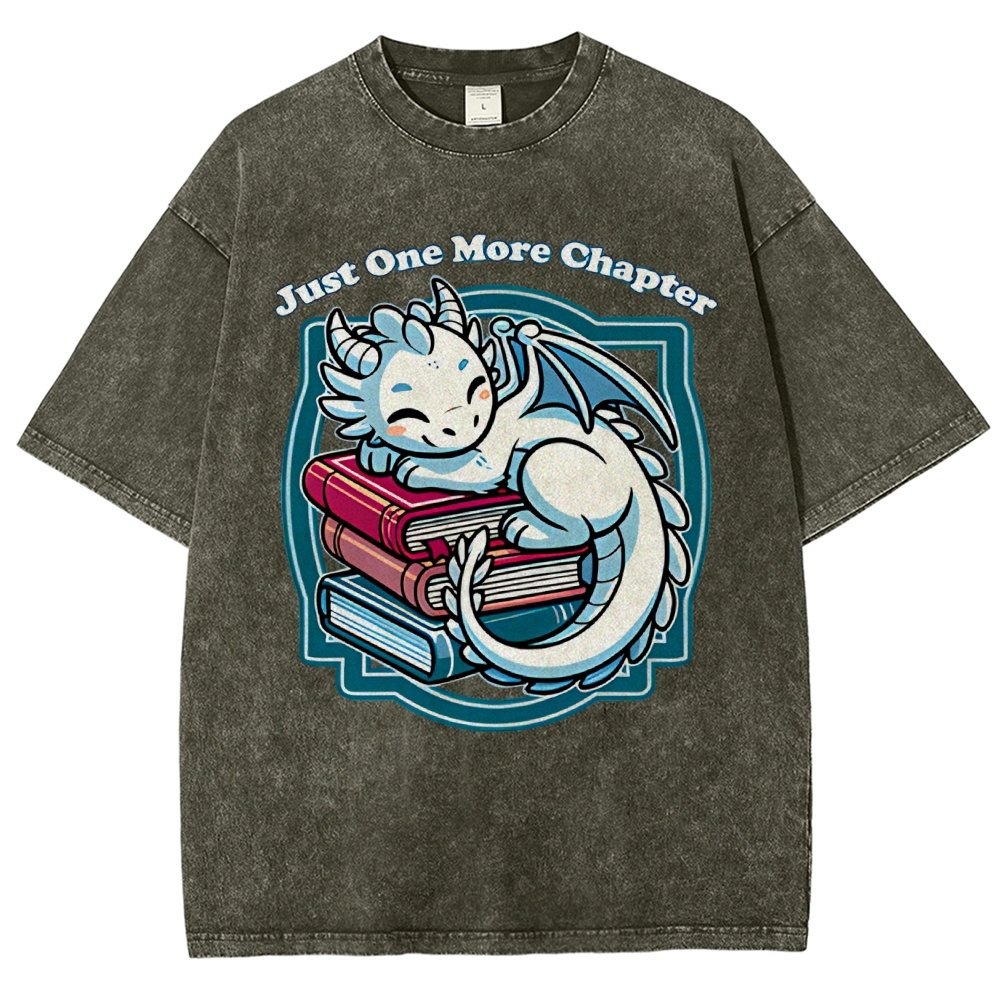 Just One More Chapter Vintage Distressed T-shirt