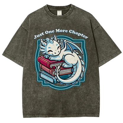 Just One More Chapter Vintage Distressed T-shirt
