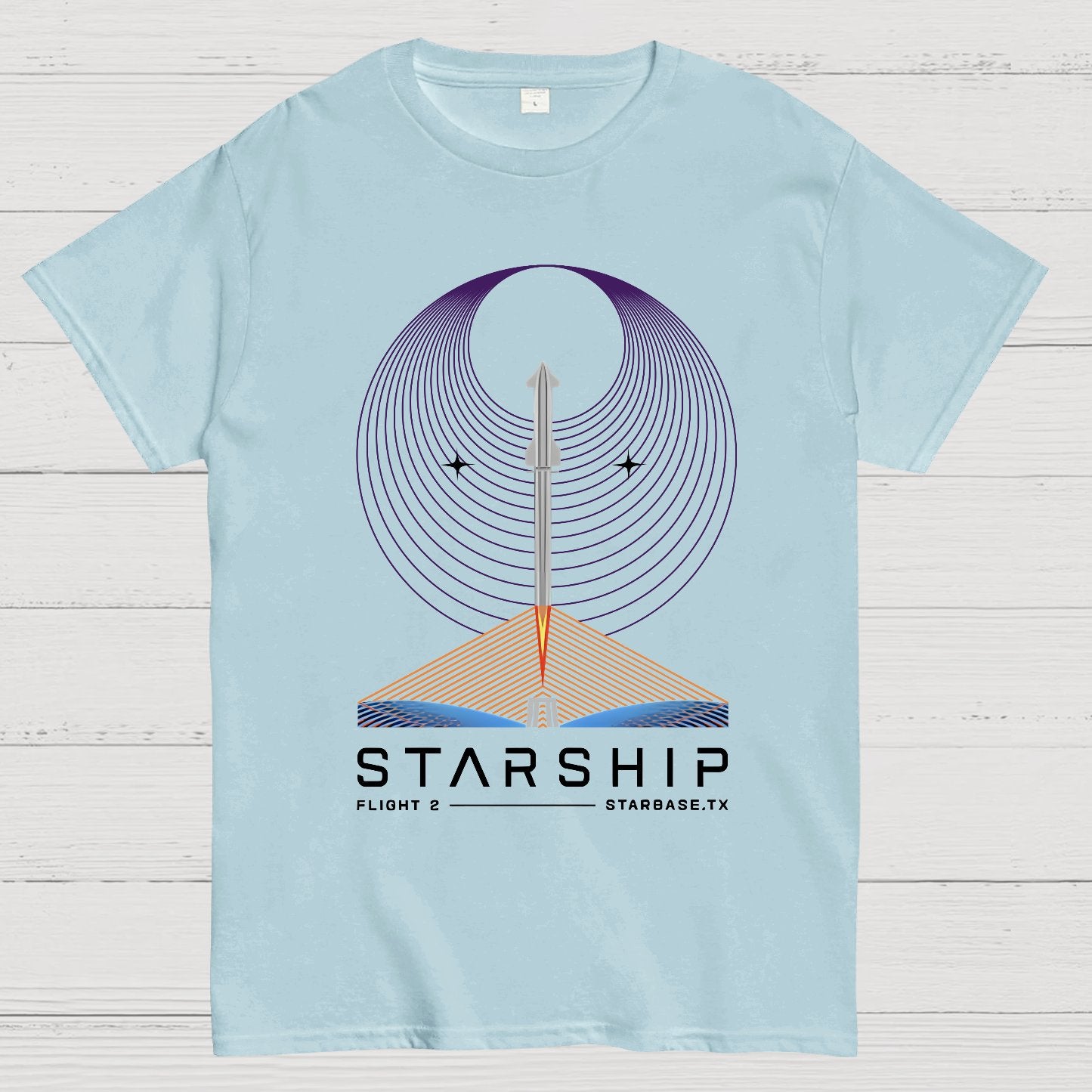 Starship Flight 2 Nerdy T-Shirt