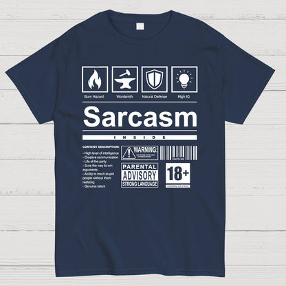 Sarcasm Label Geek T-Shirt