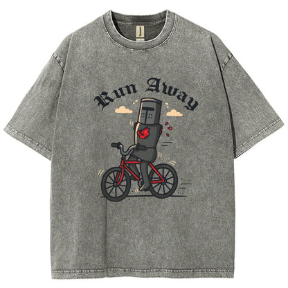 Run Away Vintage Distressed T-shirt