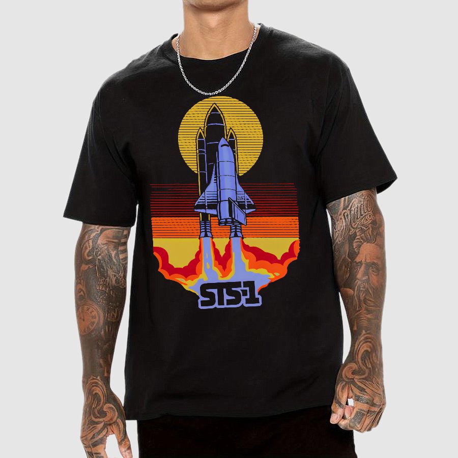 STS-1 Space Shuttle Geek T-Shirt