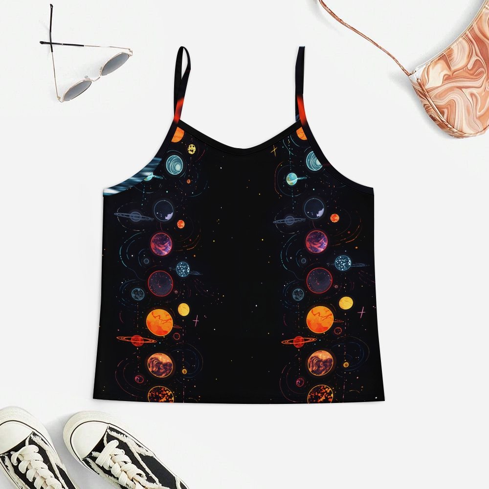 Astroplanet  Women's Geek Suspender Cami Set