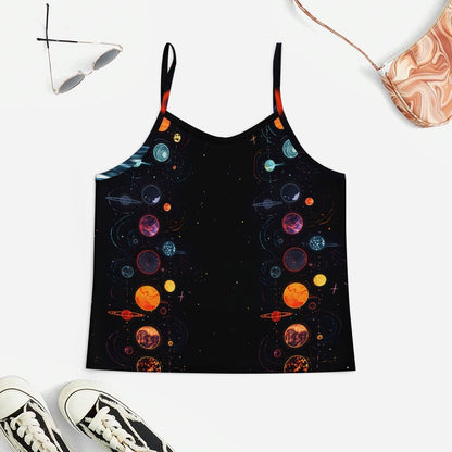Astroplanet  Women's Geek Suspender Cami Set
