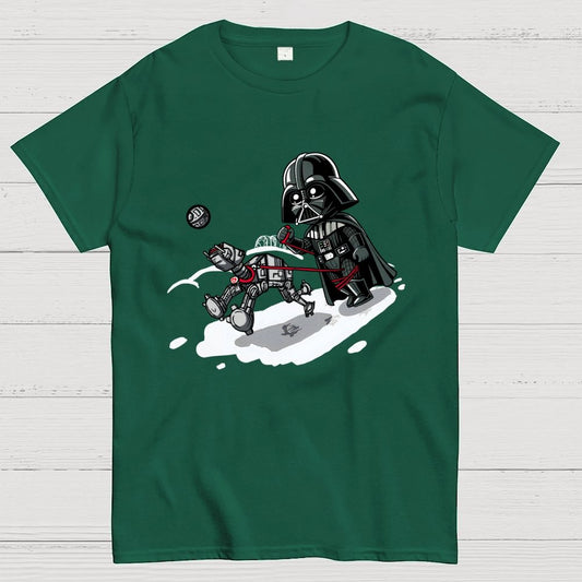Even the strongest villain needs to walk his dog. Geek T-Shirt