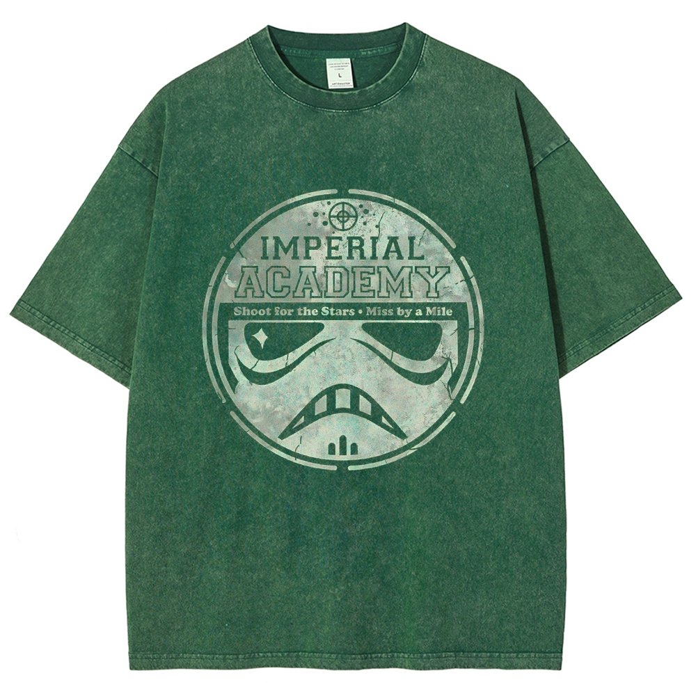 Aiming for Excellence Vintage Distressed T-shirt