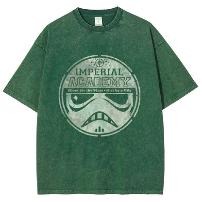 Aiming for Excellence Vintage Distressed T-shirt