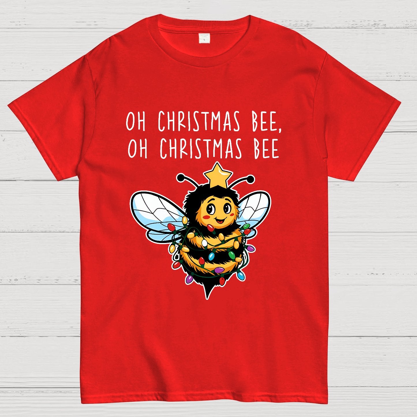 Oh Christmas Bee, Oh Christmas Bee Geek T-Shirt