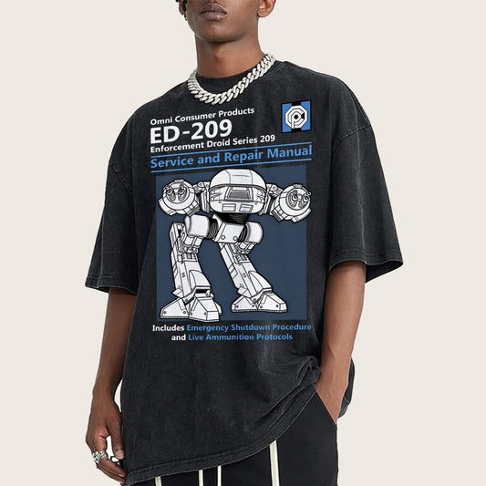 Robotic Unit Service and Repair Manual Vintage Distressed T-shirt