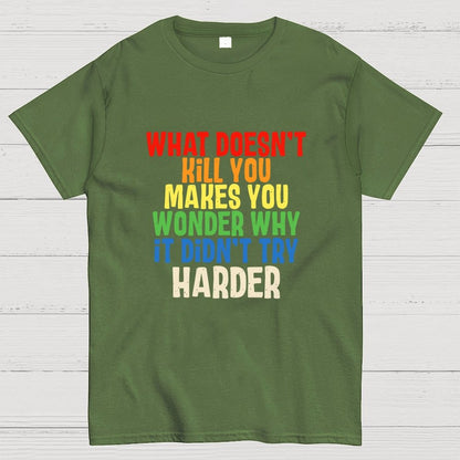 Try Harder Geek T-Shirt