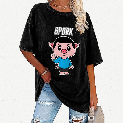 Spork Vintage Distressed T-shirt