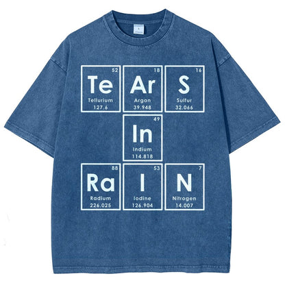 TeArS In RaIN Essential Vintage Distressed T-shirt