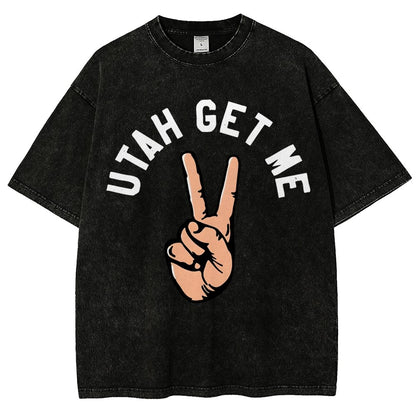Utah Get Me Two Vintage Distressed T-shirt