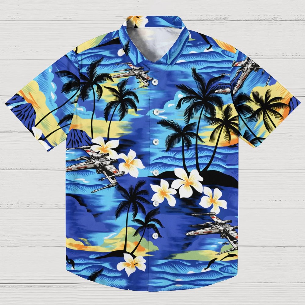 Sunset Allover Hawaii Beach Geek Hawaiian Shirt