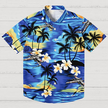 Sunset Allover Hawaii Beach Geek Hawaiian Shirt