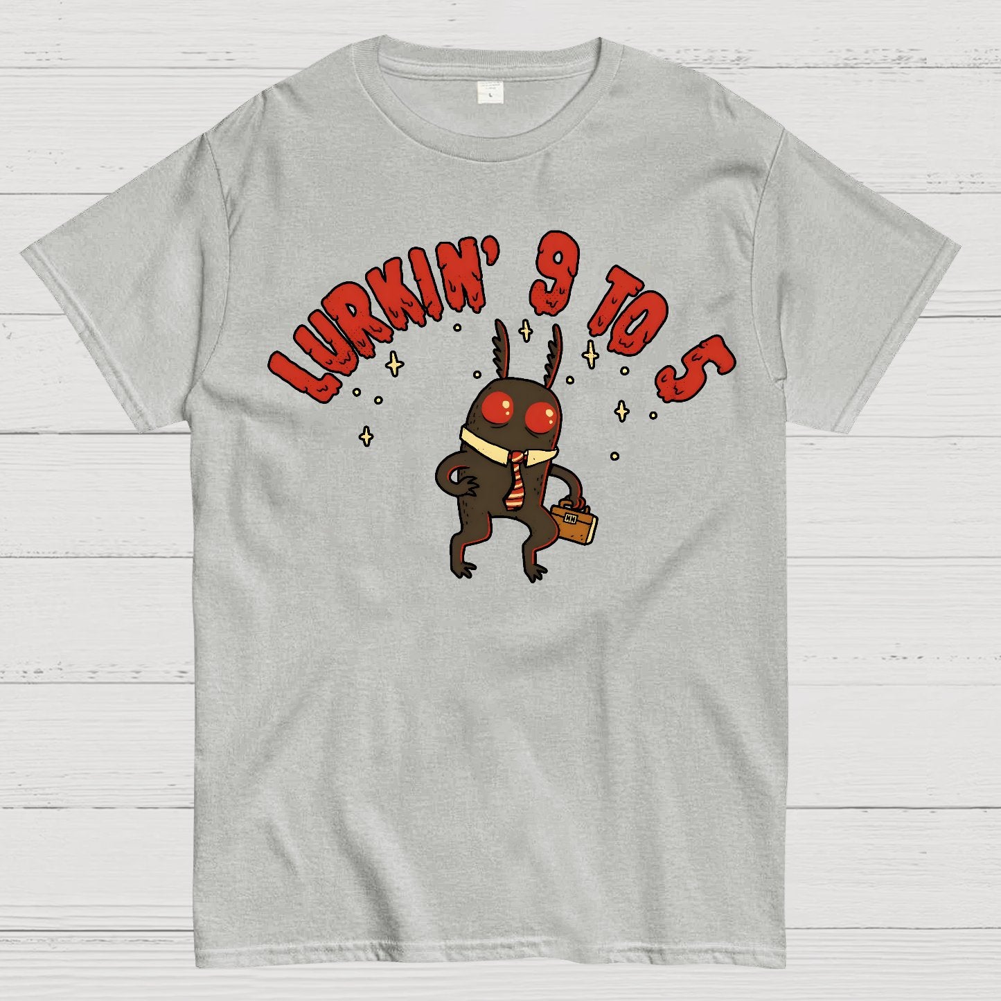 Mothman's Day Job Geek T-Shirt