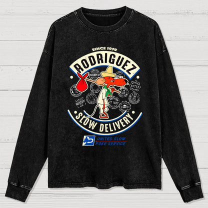Slowpoke Delivery Service Washed Long Sleeve Tee