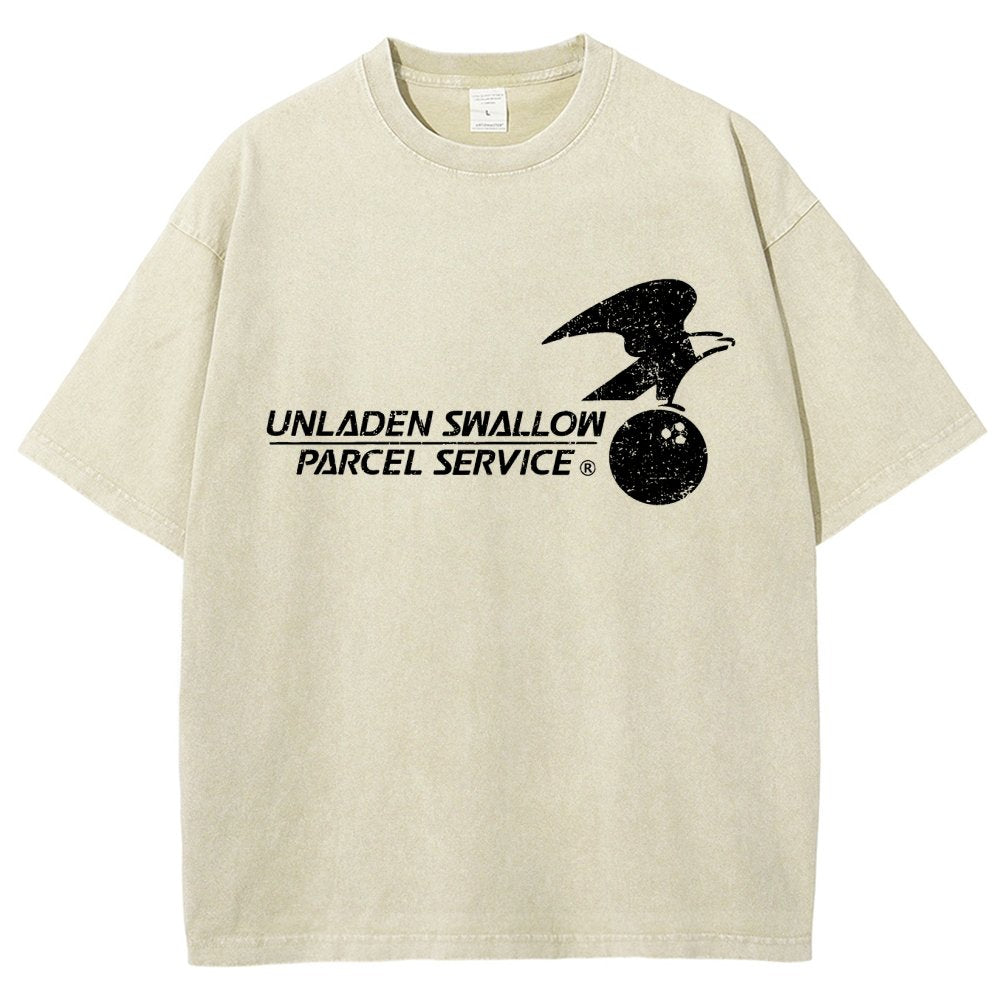 Unladen Swallow Shipping Service Vintage Distressed T-shirt