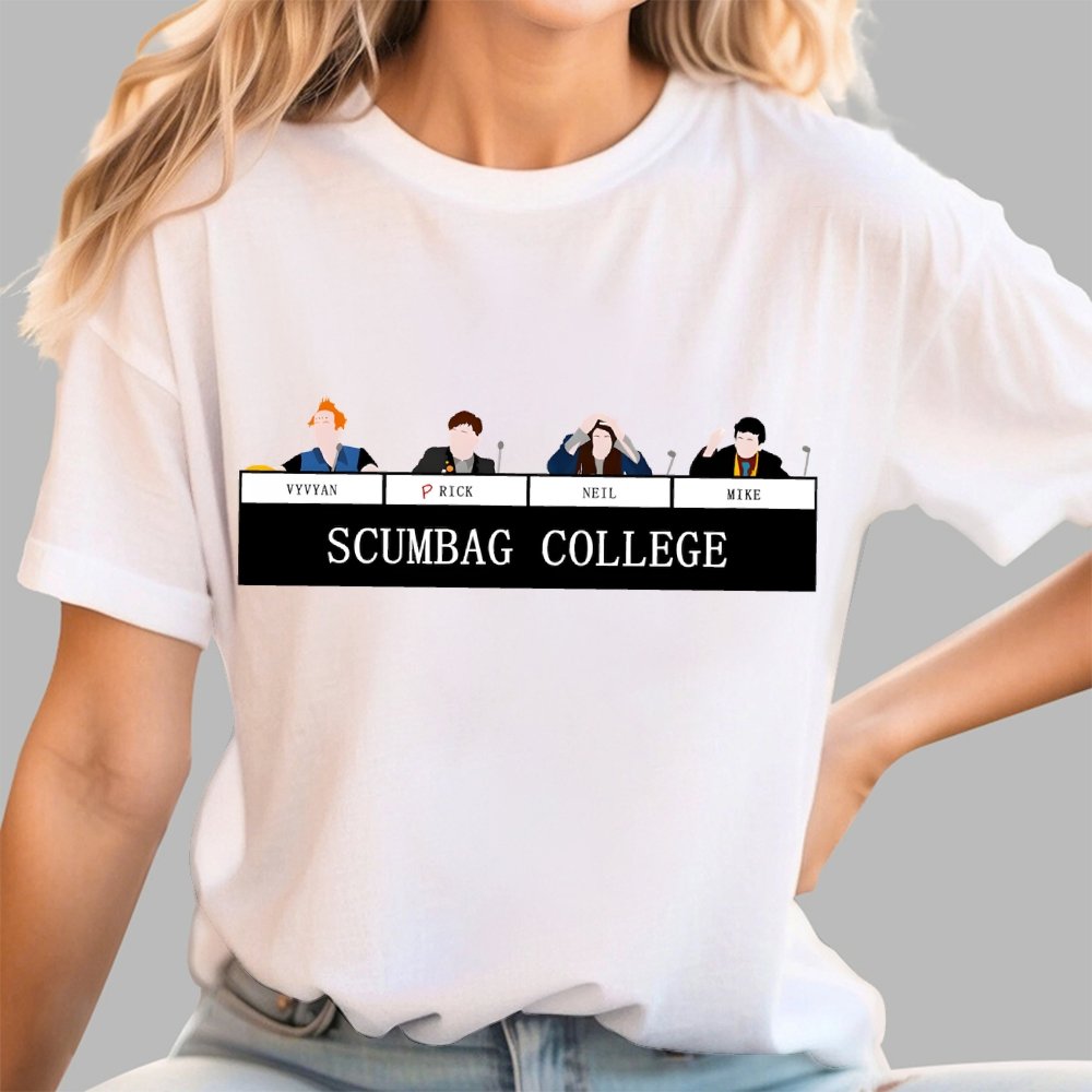 Scumbag College Buddy1 Buddy2 Buddy3 Buddy4 Unisex Geek T-Shirt