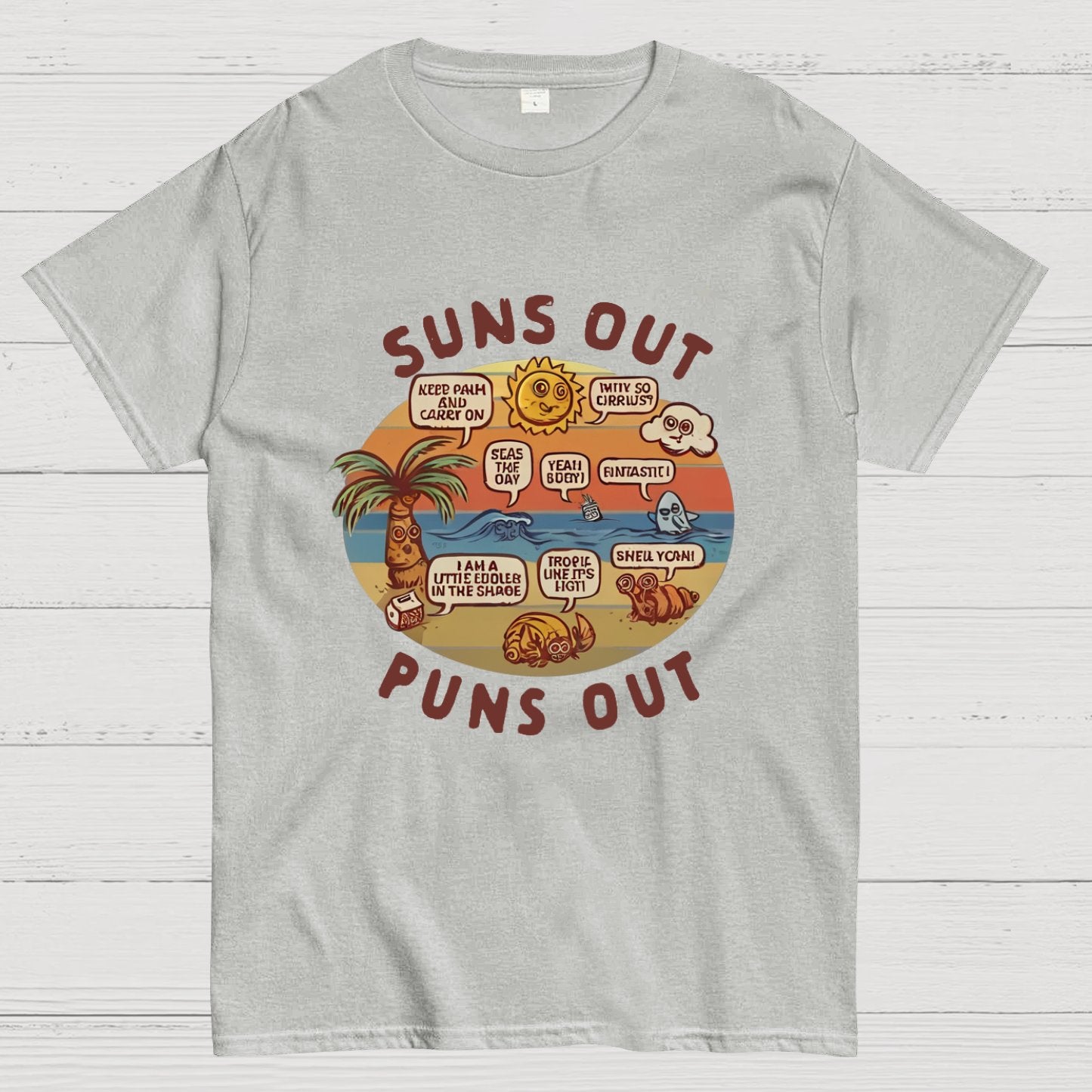 Suns out, Puns Out Nerdy T-Shirt