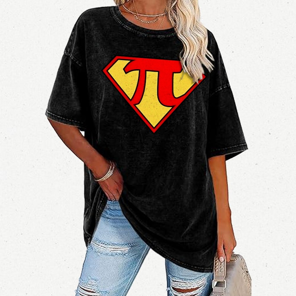 Super Pi Hero Vintage Distressed T-shirt