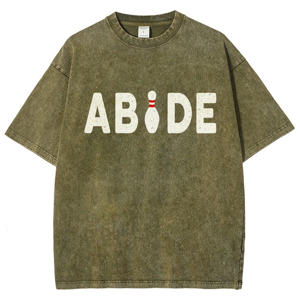 Bowling Abide Vintage Distressed T-shirt