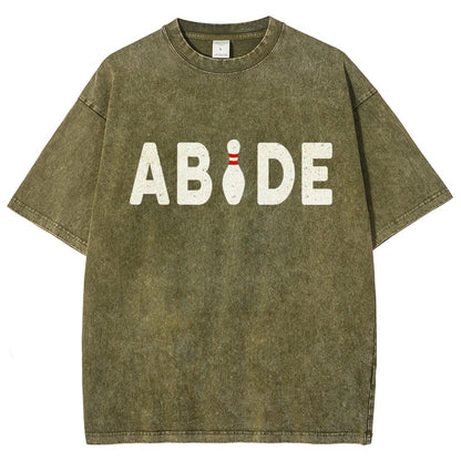 Bowling Abide Vintage Distressed T-shirt