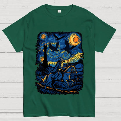 Ride in the starry night Geek T-Shirt