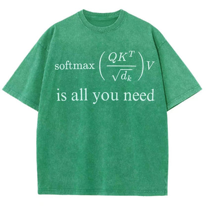 Attention is All You Need Vintage Distressed T-shirt