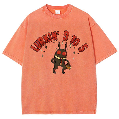 Mothman's Day Job Vintage Distressed T-shirt